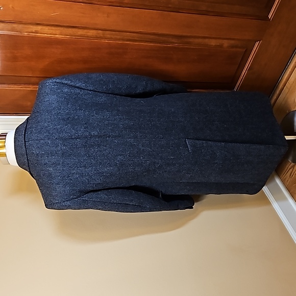 HART SCHAFFNER & MARX COAT BRILLS TRENCH PURE VIRGIN WOOL MEN'S VINTAGE - Picture 8 of 11